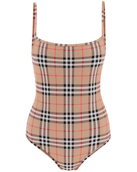 burberry one piece swimsuit cups nova check|farfetch burberry swimsuit.